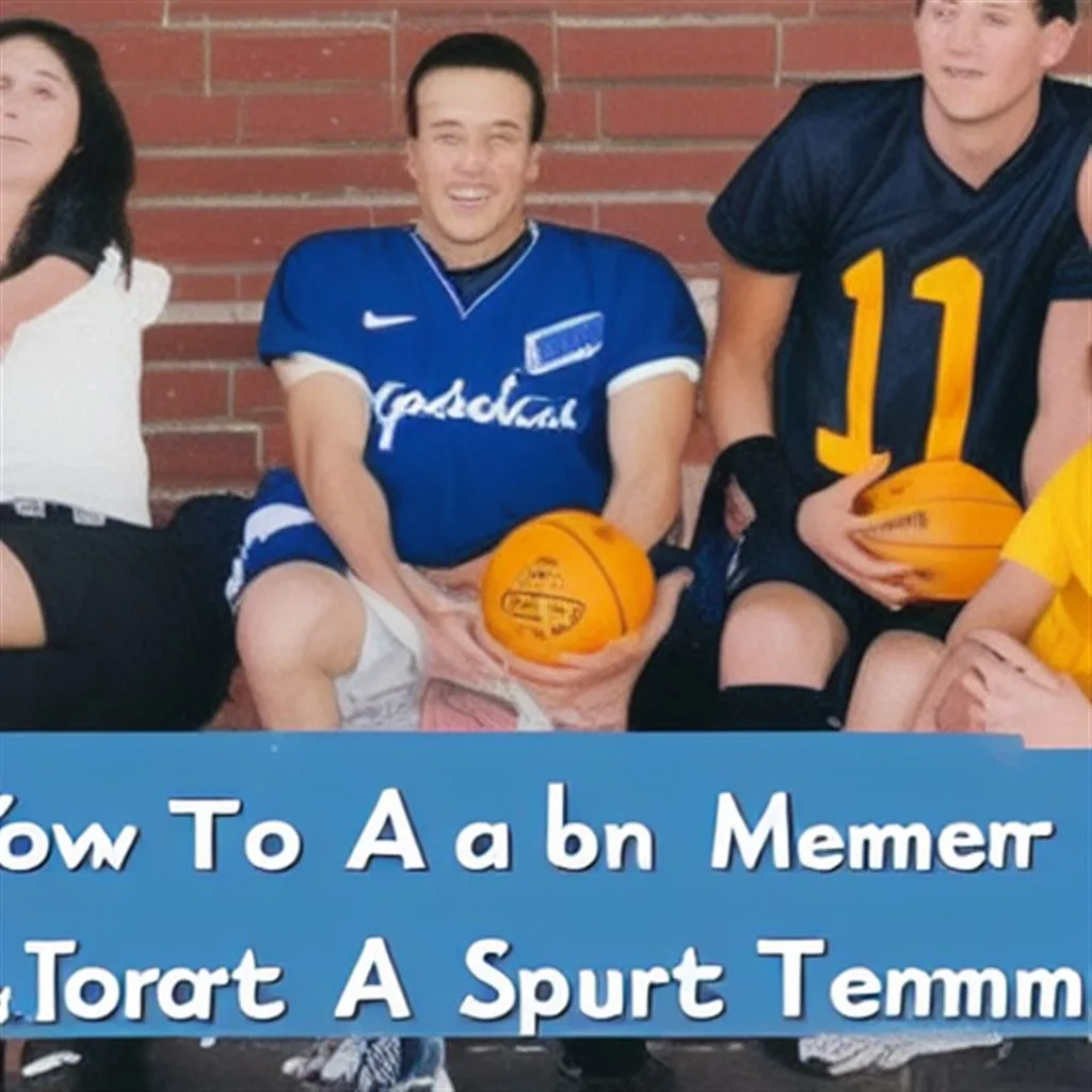 Jak zostać członkiem drużyny sportowej